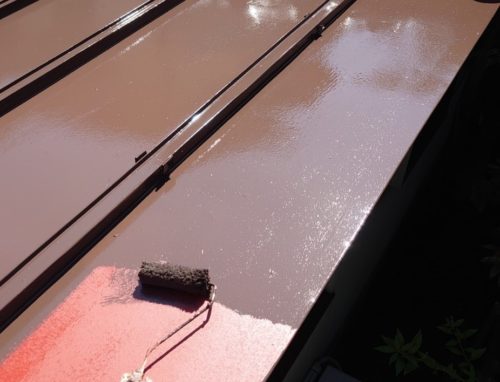 屋根塗装　瓦棒