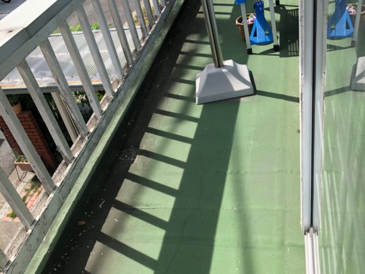 現場調査　ベランダ防水　I　京都市　外壁塗装・屋根塗装・雨漏り専門店　塗り達