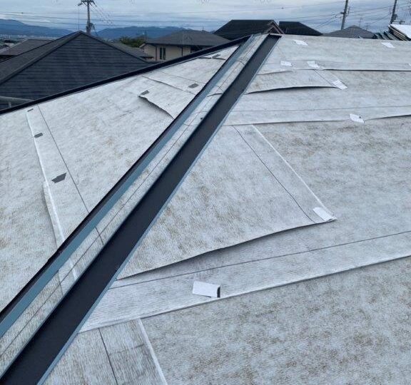 屋根改修　防水シート