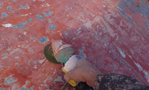 鉄部塗装の画像