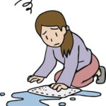 雨漏り　水浸し