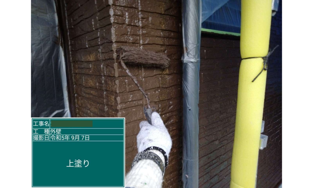 京都府長岡京市にて外壁塗装と屋根工事（カバー工法）をさせていただきました。 施工後