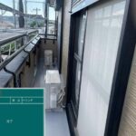 ベランダ防水　施工後