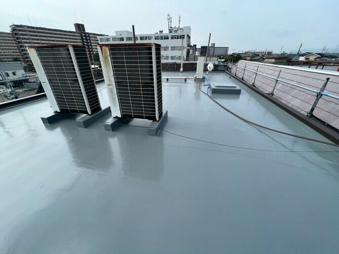京都市伏見区向島にて　雨漏れがあり防水工事・外壁塗装・屋根工事などを実施させていただきました！