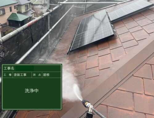 屋根 高圧洗浄