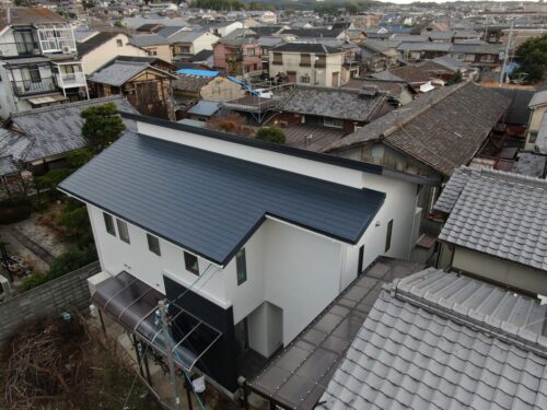 京都市伏見区にて外壁塗装・屋根塗装・バルコニー防水工事を実施しました！