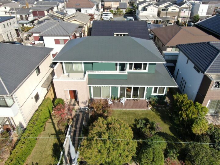 宇治市にて、屋根・外壁塗装、シーリング工事等を行いました。