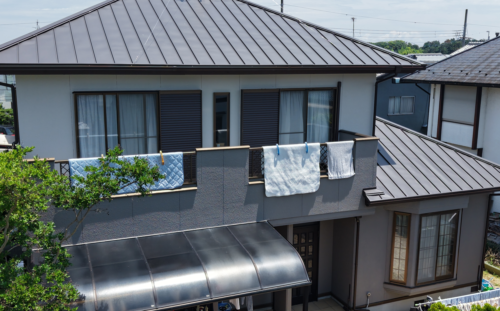 滋賀県野洲市にて外壁塗装・屋根工事・防水工事をさせて頂きました。