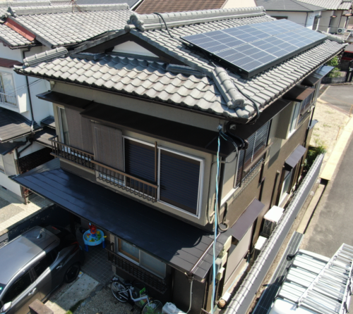 京都府京田辺市にて　補修跡を隠したいとご相談いただきました