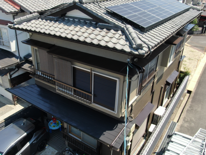 京都府京田辺市にて　補修跡を隠したいとご相談いただきました