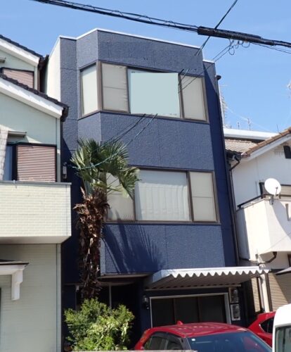 京都市左京区にて外壁塗装・付帯部、シール工事を施工させて頂きました！