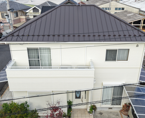 滋賀県栗東市にて外壁塗装・屋根工事をさせて頂きました。