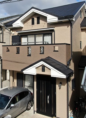 京都府長岡京市にて　塗り達の仕上がりの良さや評判を聞いてご依頼いただきました