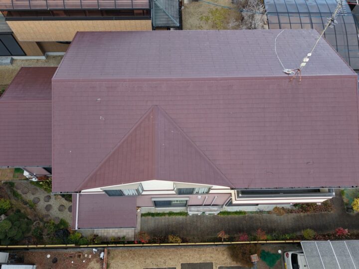 京都府八幡市にて 屋根カバー工法で見た目も性能も一新! 施工前