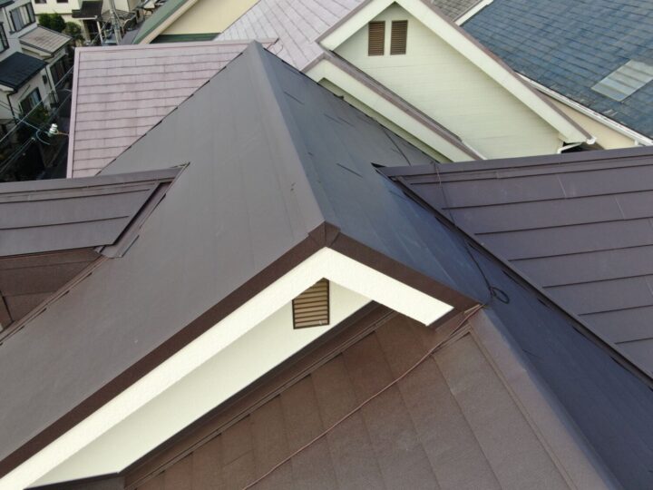 屋根 スーパーガルテクト 設置