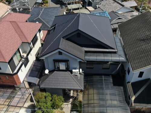京都府長岡京市にて　外壁のひび割れ・劣化が気になりご相談いただきました