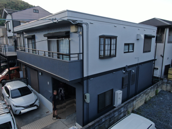 京都市乙訓郡大山崎町にて　色あせや劣化が気になりご相談いただきました