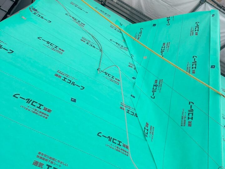 屋根 カバー工法工事 ルーフィング
