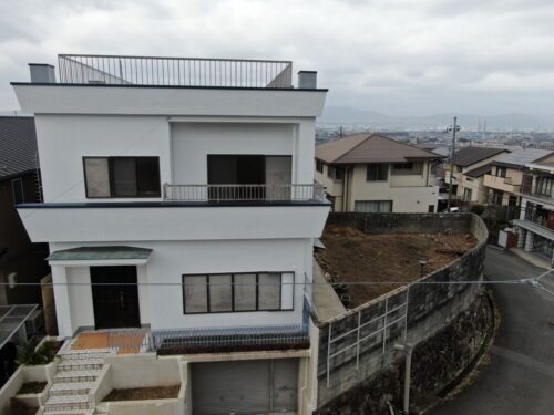 京都市伏見区にて　外壁塗装・屋上防水を施工させていただきました！